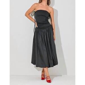 NEW BAEVELY BY WELLMADE bubble dress in black